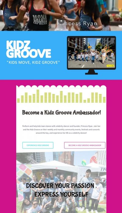 Kidz Groove Website